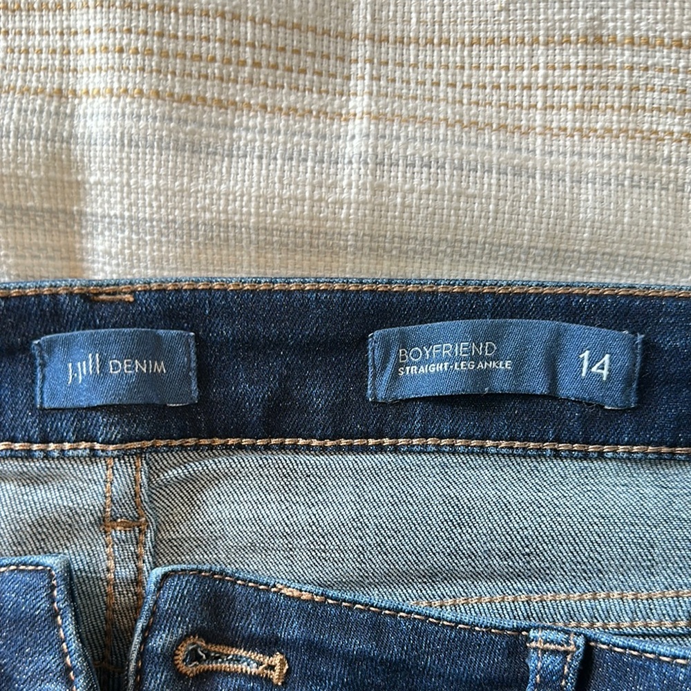 J. Jill Boyfriend Jeans - Medium Blue